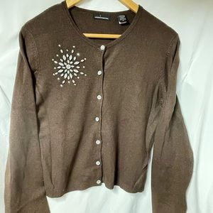 Moda International Beaded Cardigan